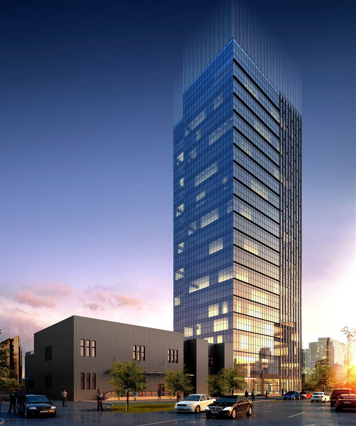 20121128歙縣農(nóng)村商業(yè)銀行辦公樓幕墻工程